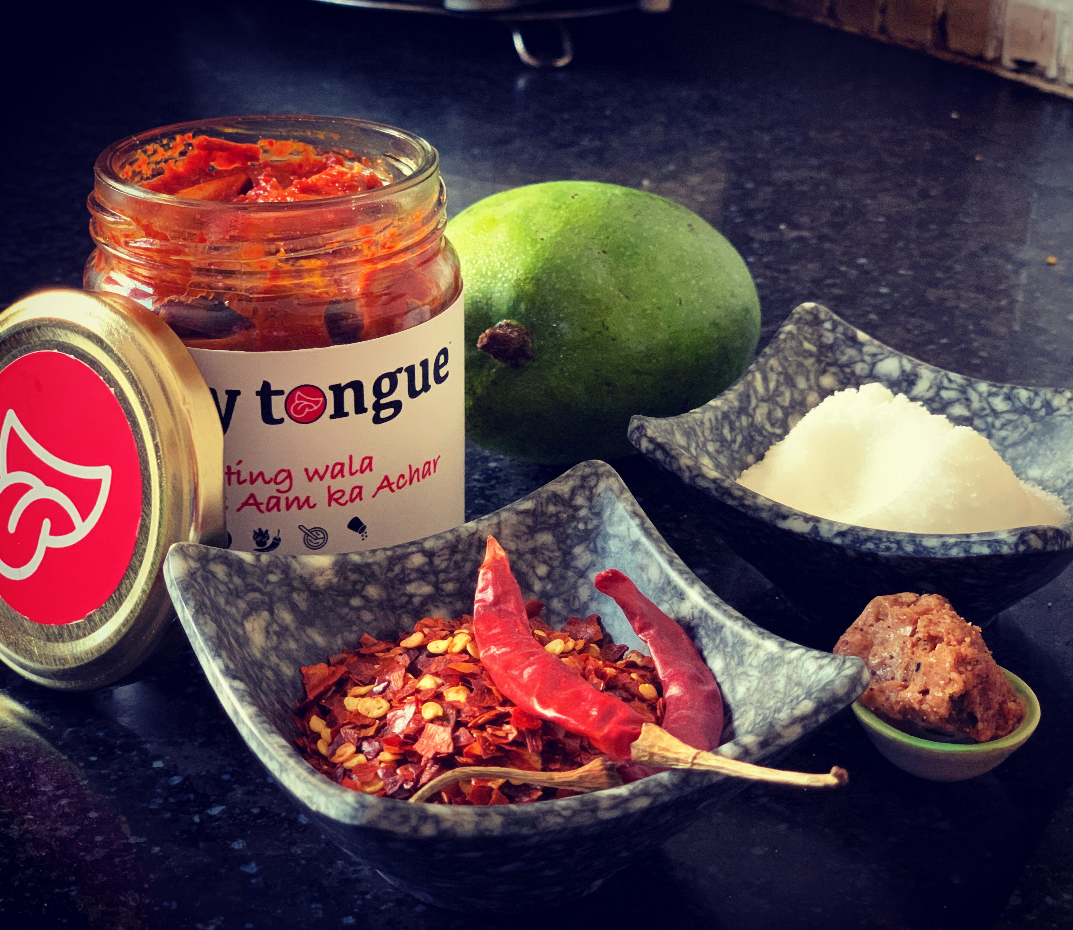 Homemade Signature Hing Wala Kachche Aam ka teekha Achar | 190 Gms, 350 Gms