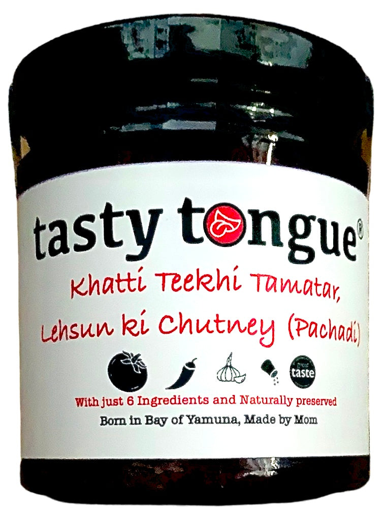 Signature Mom-made Chutneys: Aam ki Chutney+Tamatar Lehsun Ki chutney+Caremalized Pyaaz Chutney | 750 Gms