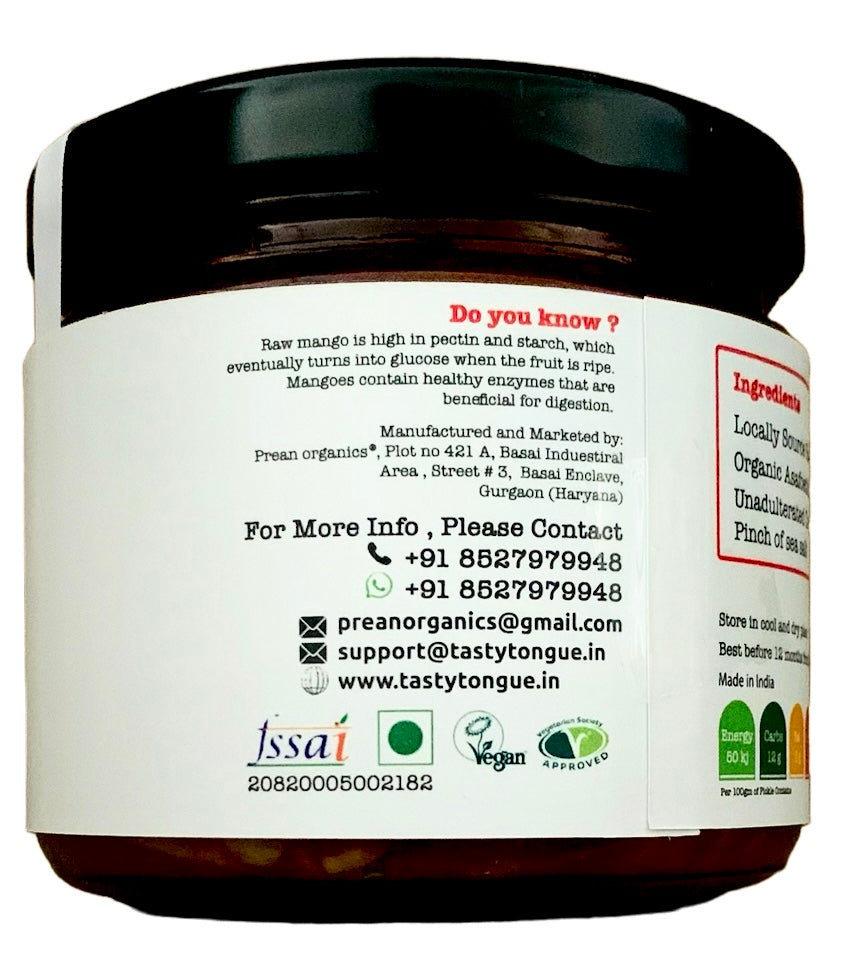 Homemade Signature Hing Wala Kachche Aam ka teekha Achar | 190 Gms, 350 Gms