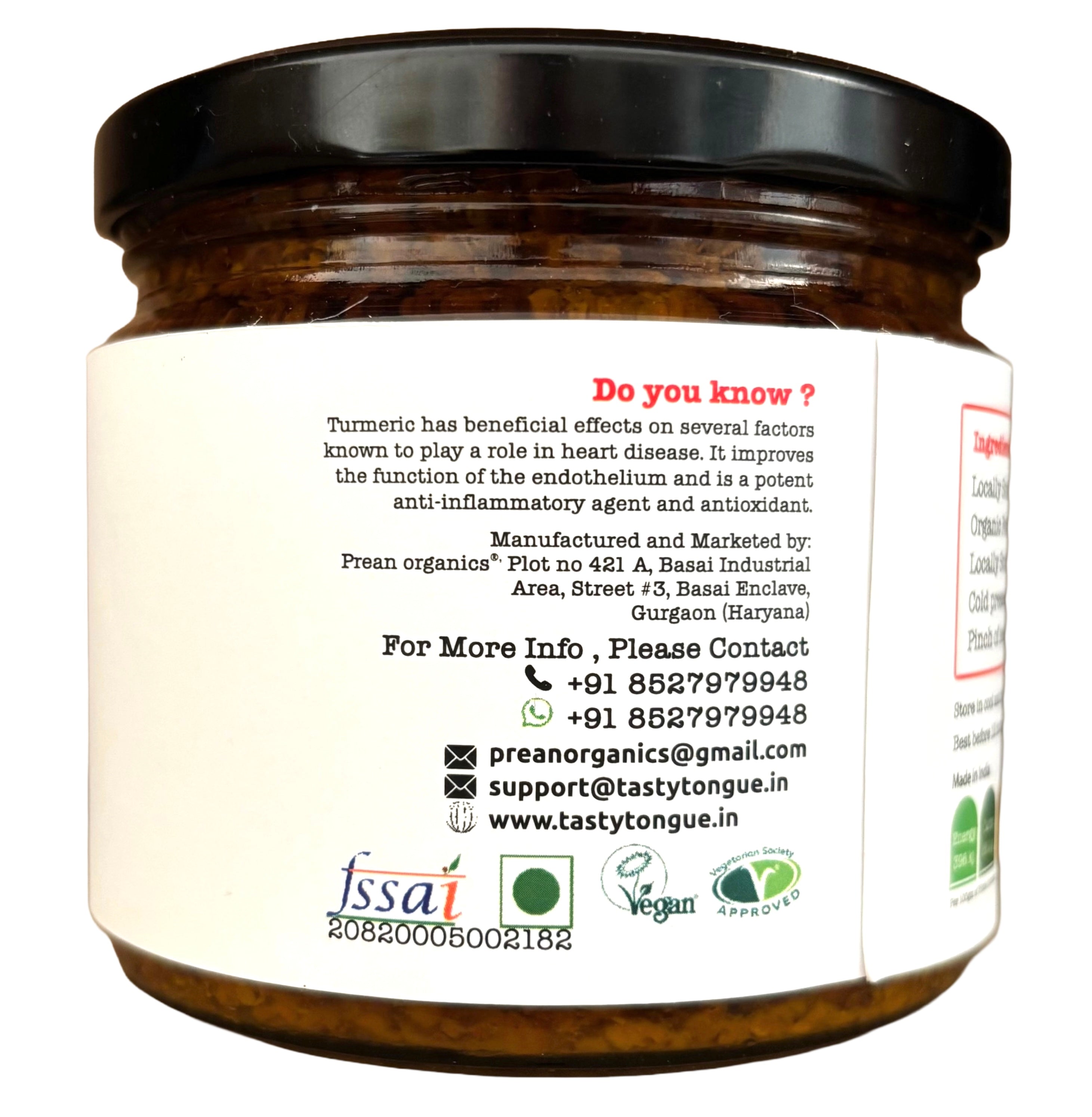 Homemade Organic Haldi Ka Achar [Turmeric pickle with Lemon decoction] |190 Gms, 350 Gms.