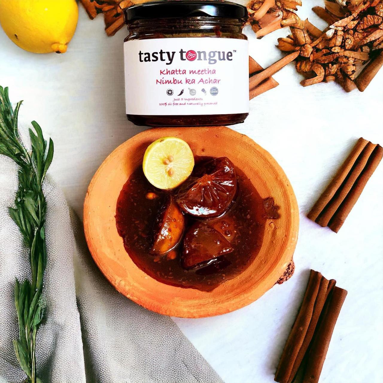 Homemade Khatta Meetha Nimbu ka Achar [Sweet, Sour Lemon Pickle] | 350 Gms