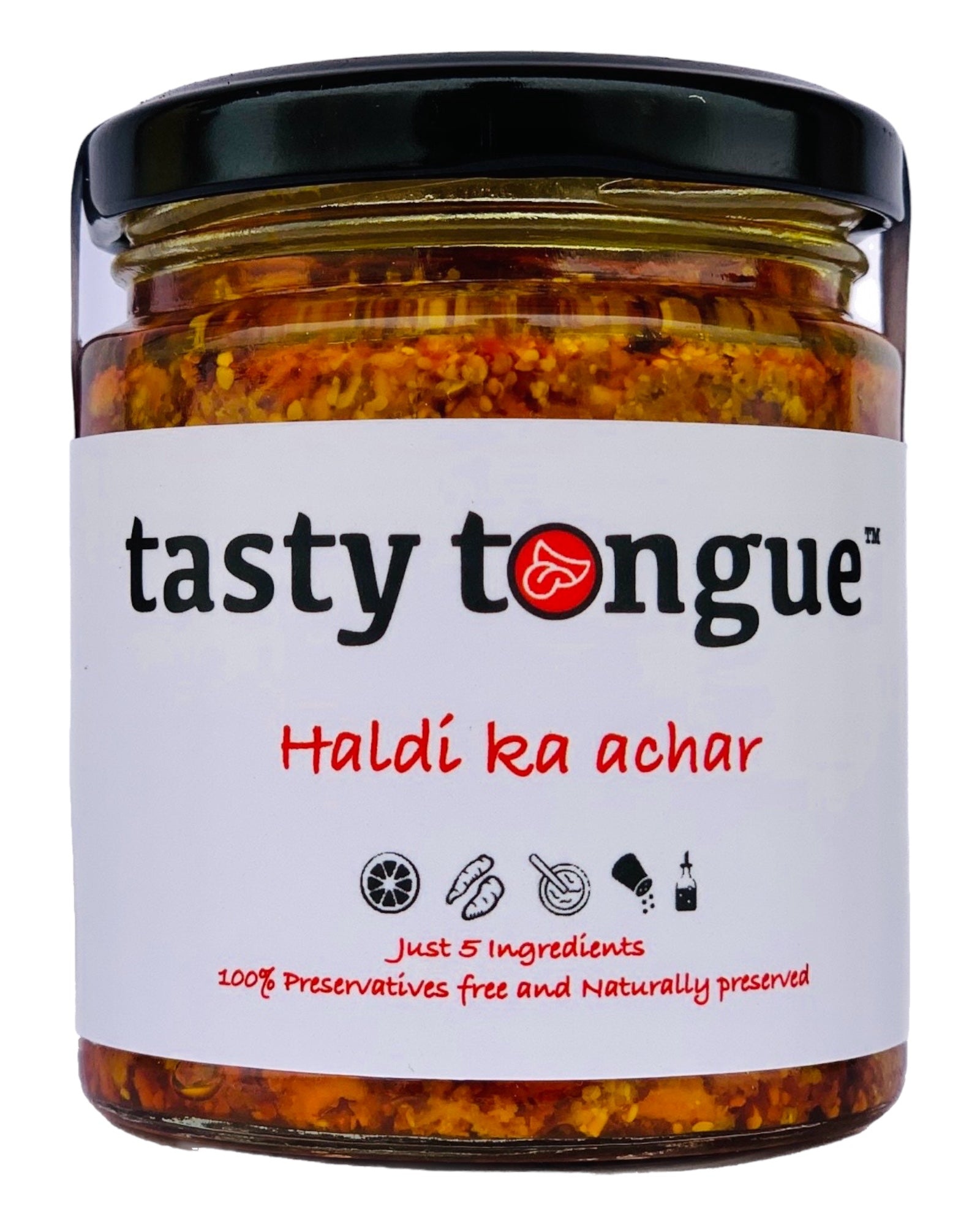 Homemade Organic Haldi Ka Achar [Turmeric pickle with Lemon decoction] |190 Gms, 350 Gms.