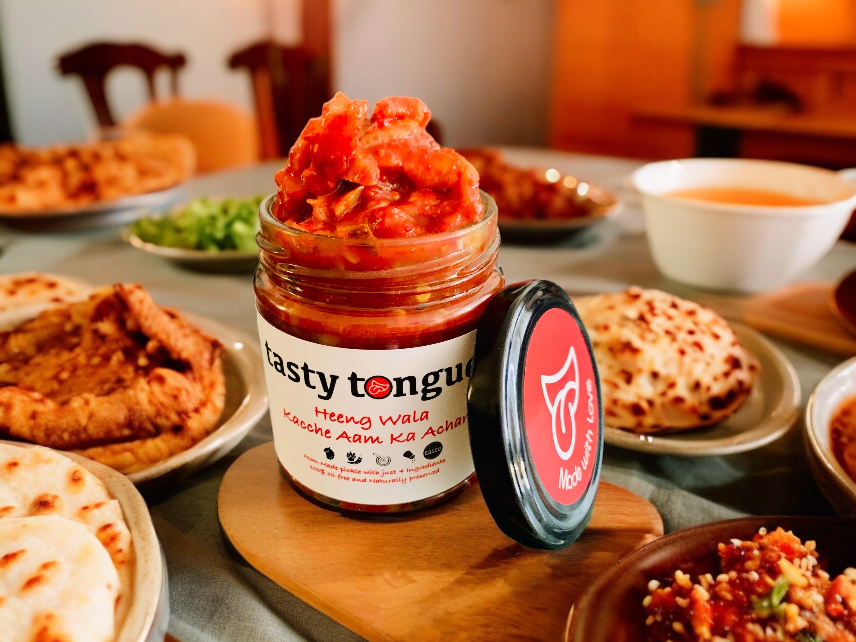 Homemade Signature Hing Wala Kachche Aam ka teekha Achar | 190 Gms, 350 Gms