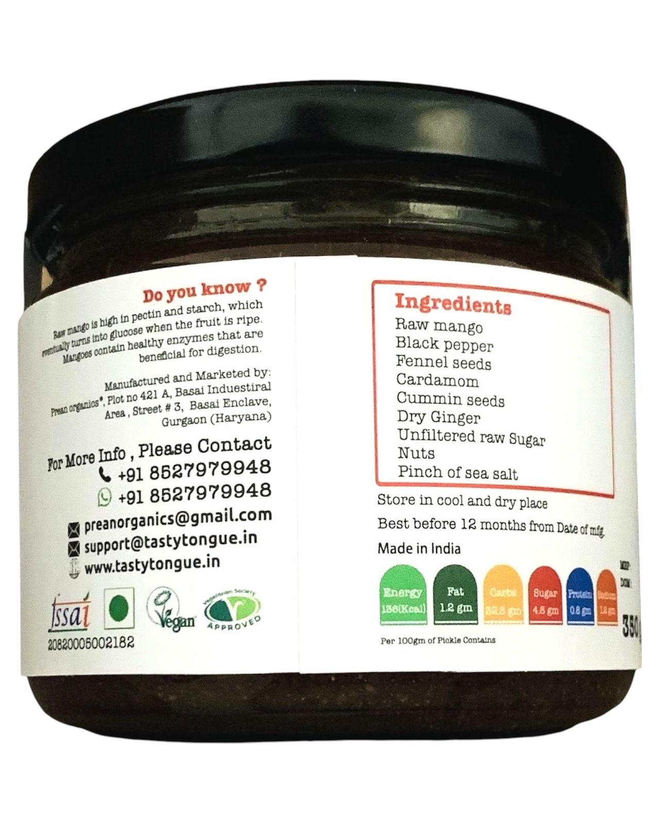 New Launch: Homemade Khatti Meethi Teekhi Kachche Aam ki Chutney [Launji] | 350 Gms