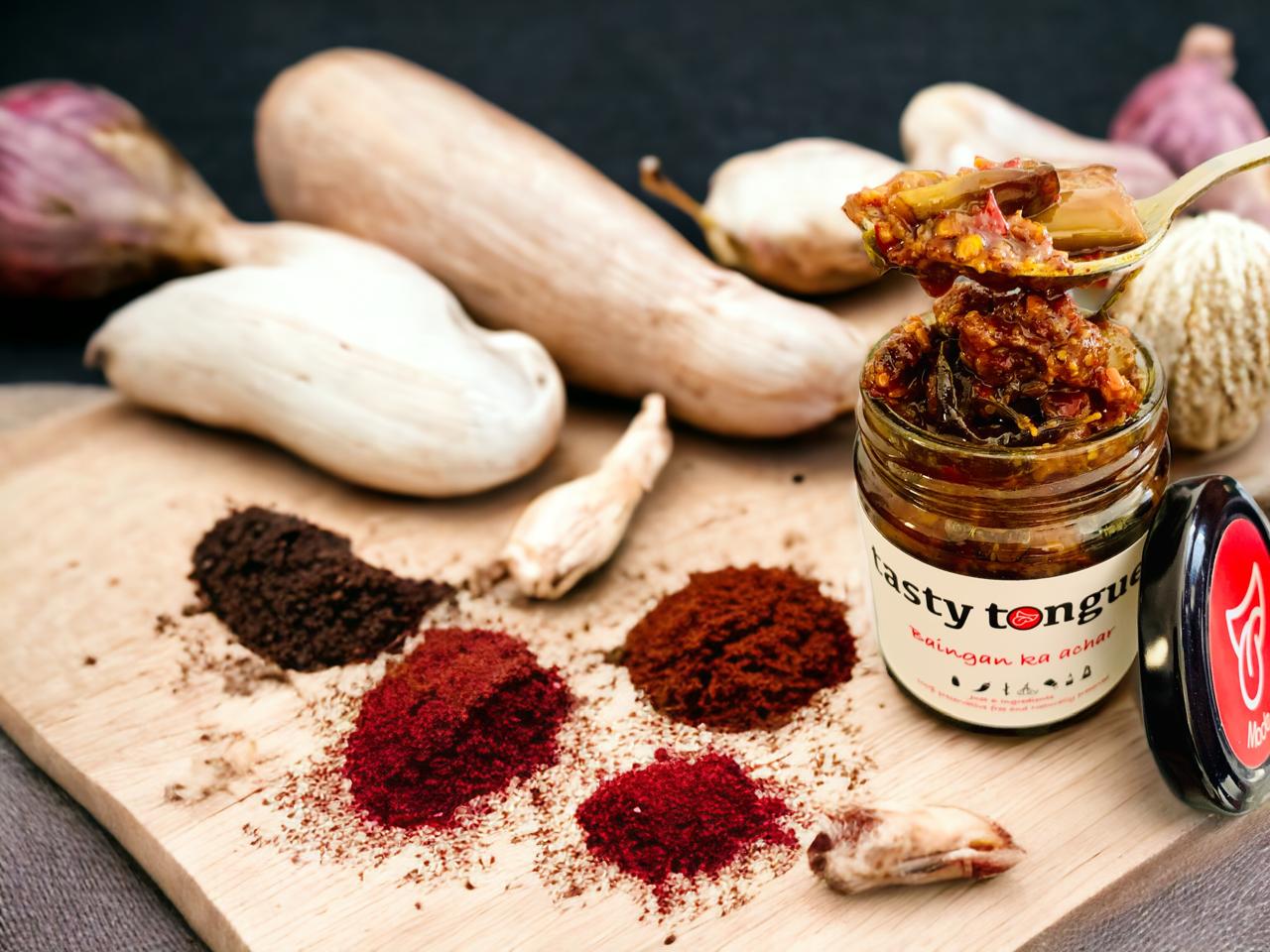 Homemade Baingan Ka Achar [Aubergine/Egg Plant/Brinjal Pickle]|190 gms