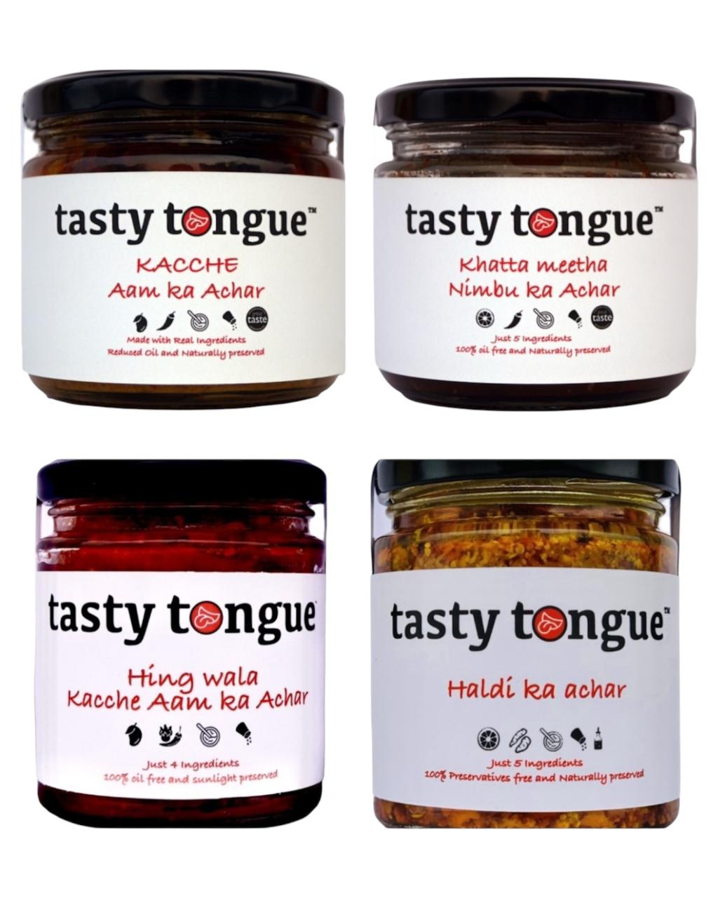 Homemade Signature Ensemble | 350/190 gms Glass Jars